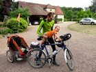Loire à vélo : Départ de notre chambre d'hôte