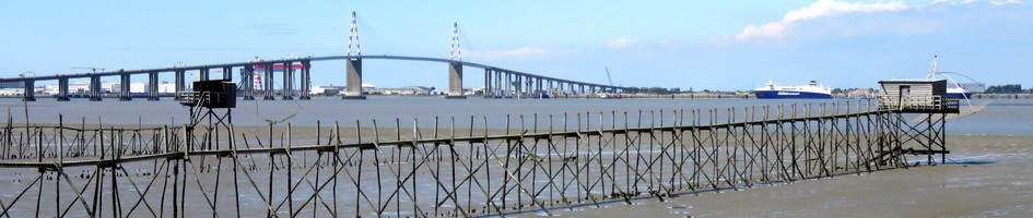 Loire à Vélo : Le pont de Saint Nazaire