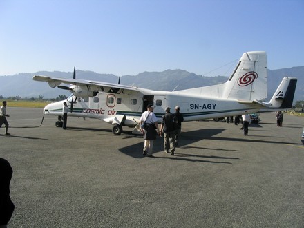Pokhara - Aeroport depart pour Jomsom