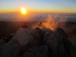Lever de soleil au sommet du Teide (3718 m)