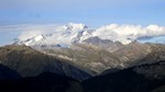 Le Massif du Mont Blanc depuis le Refuge des Arolles (1908 m)