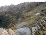 Vue sur le Mont Mirantin (2460 m) depuis le Col des Lacs (2251 m)