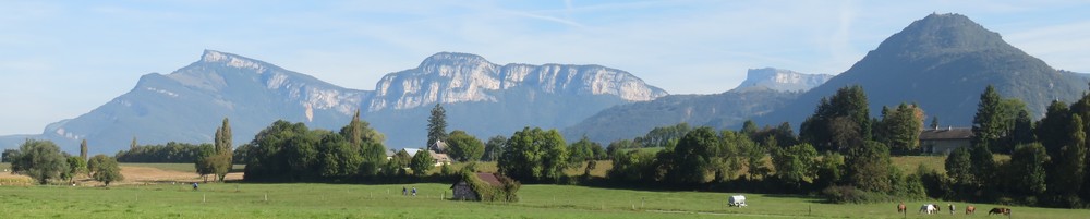 Le Nivolet, Le Mont Peney, Le Margériaz et le Mont Saint-Michel